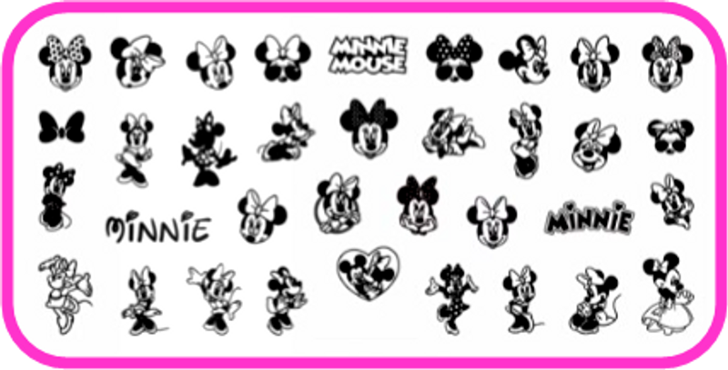 Stamping Plate Minnie