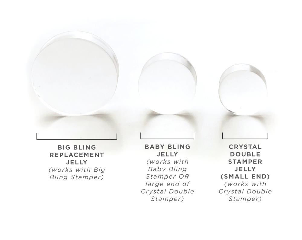 Crystal Double Stamper Jelly (Small End) - 2 pk