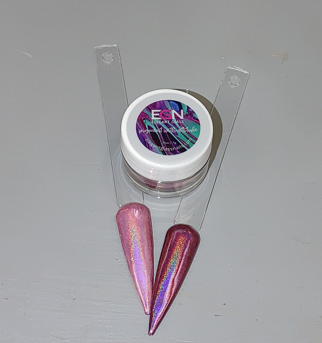 Mirror Chrome Holographic Pink