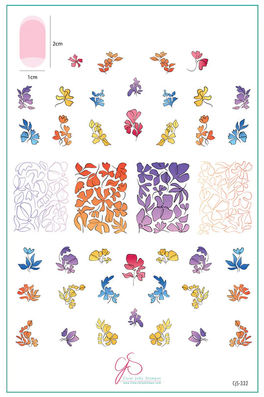 Coloring Book - Floral (CjS-332)