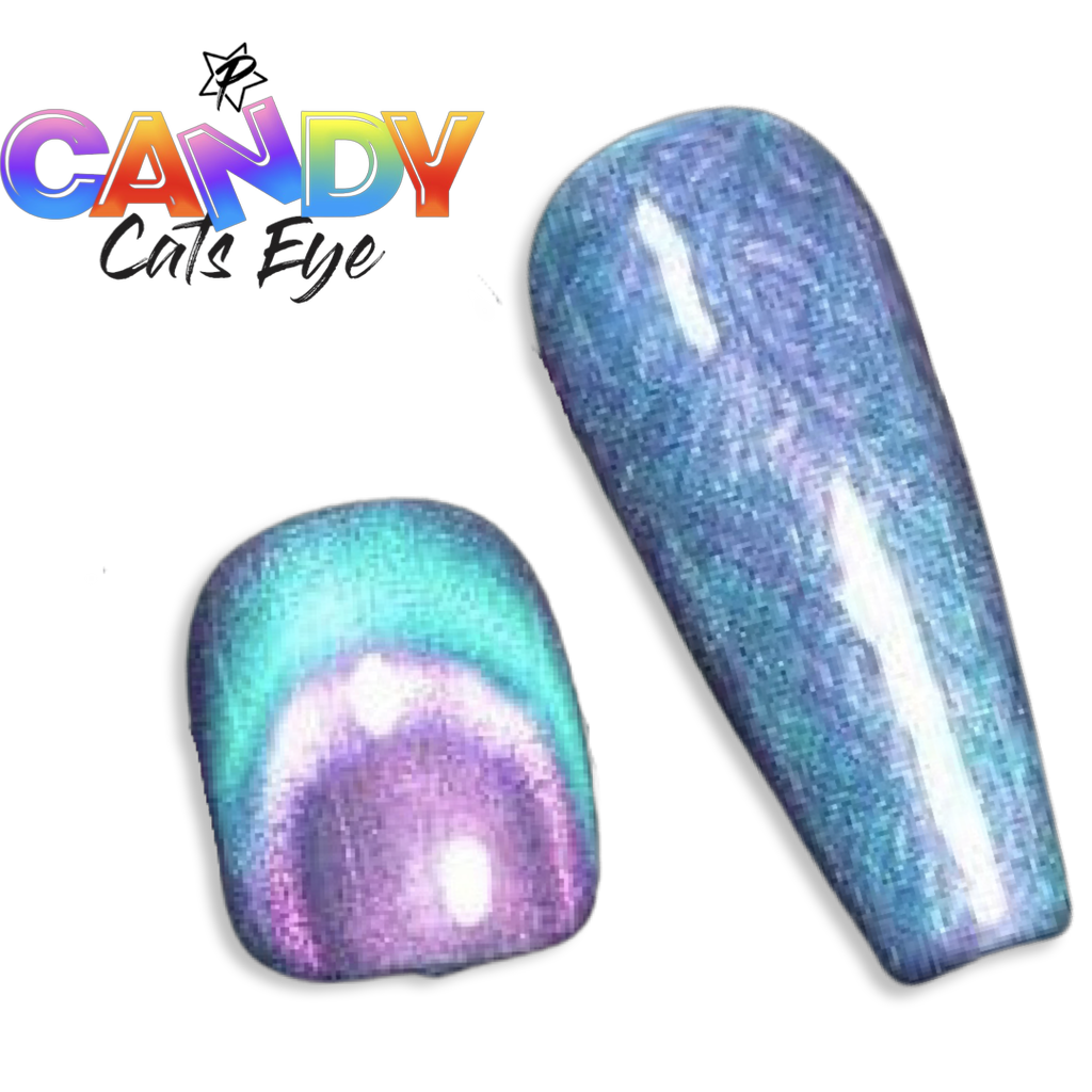 Candy Cat Eye *Rainbow Puff*