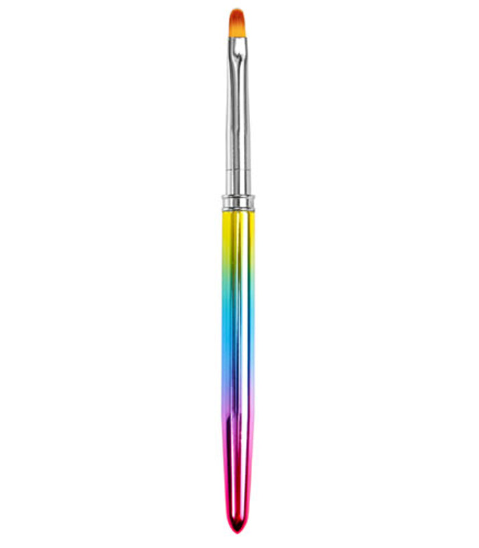 Rainbow Gel Brush W/Cap