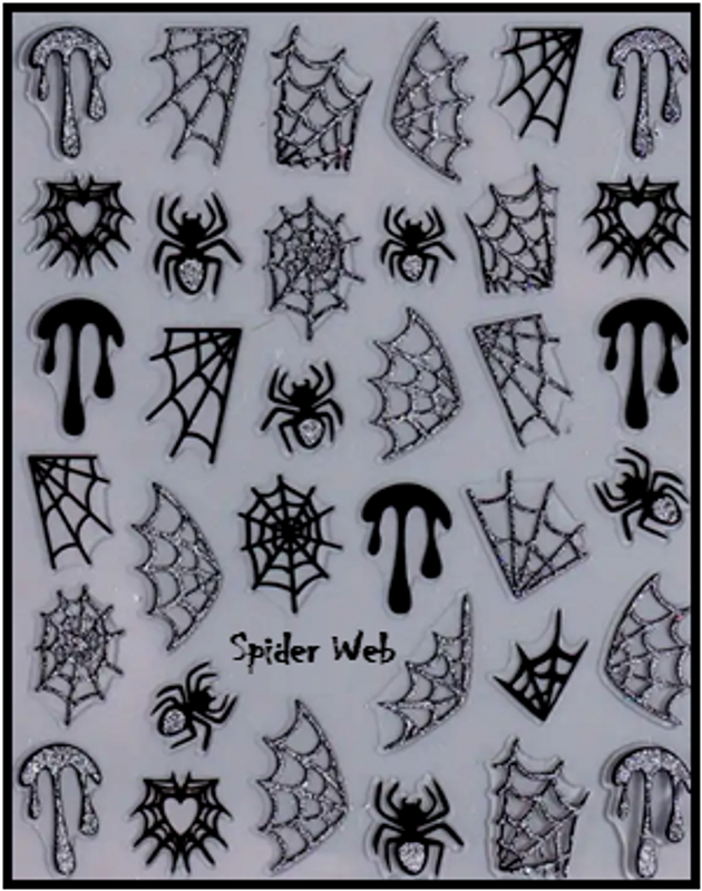 Spider Web Stickers