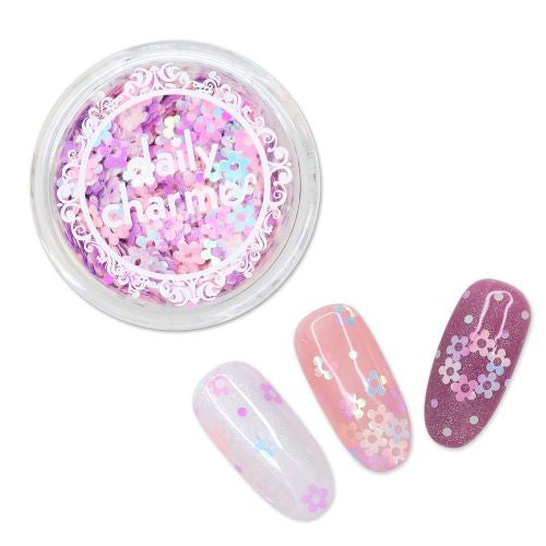 Iridescent Spring Daisy Glitter