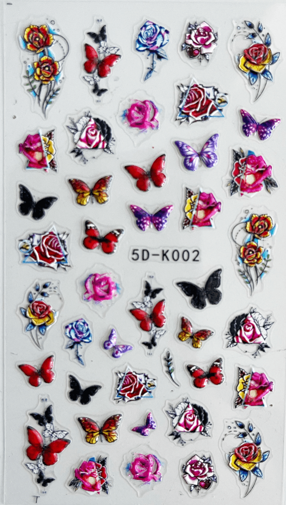 Textured 5D Butterflies 002