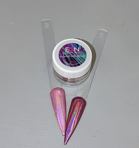 Mirror Chrome Holographic Pink