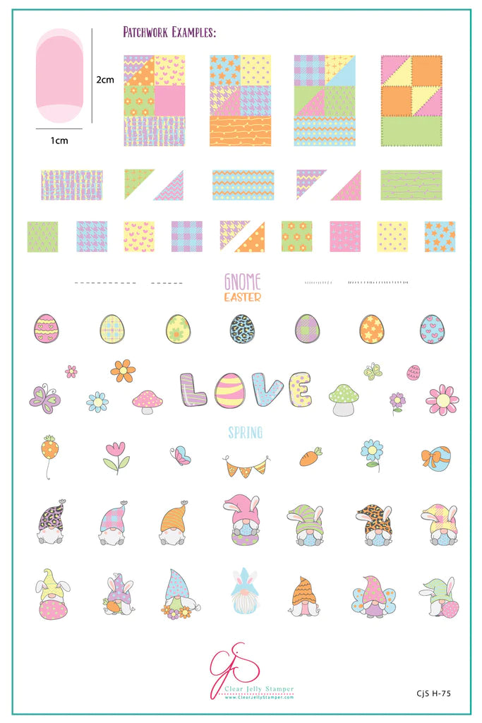 Patterned Easter Gnomes (CjSH-75)