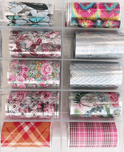 10pc Spring Essential Transfer Foil